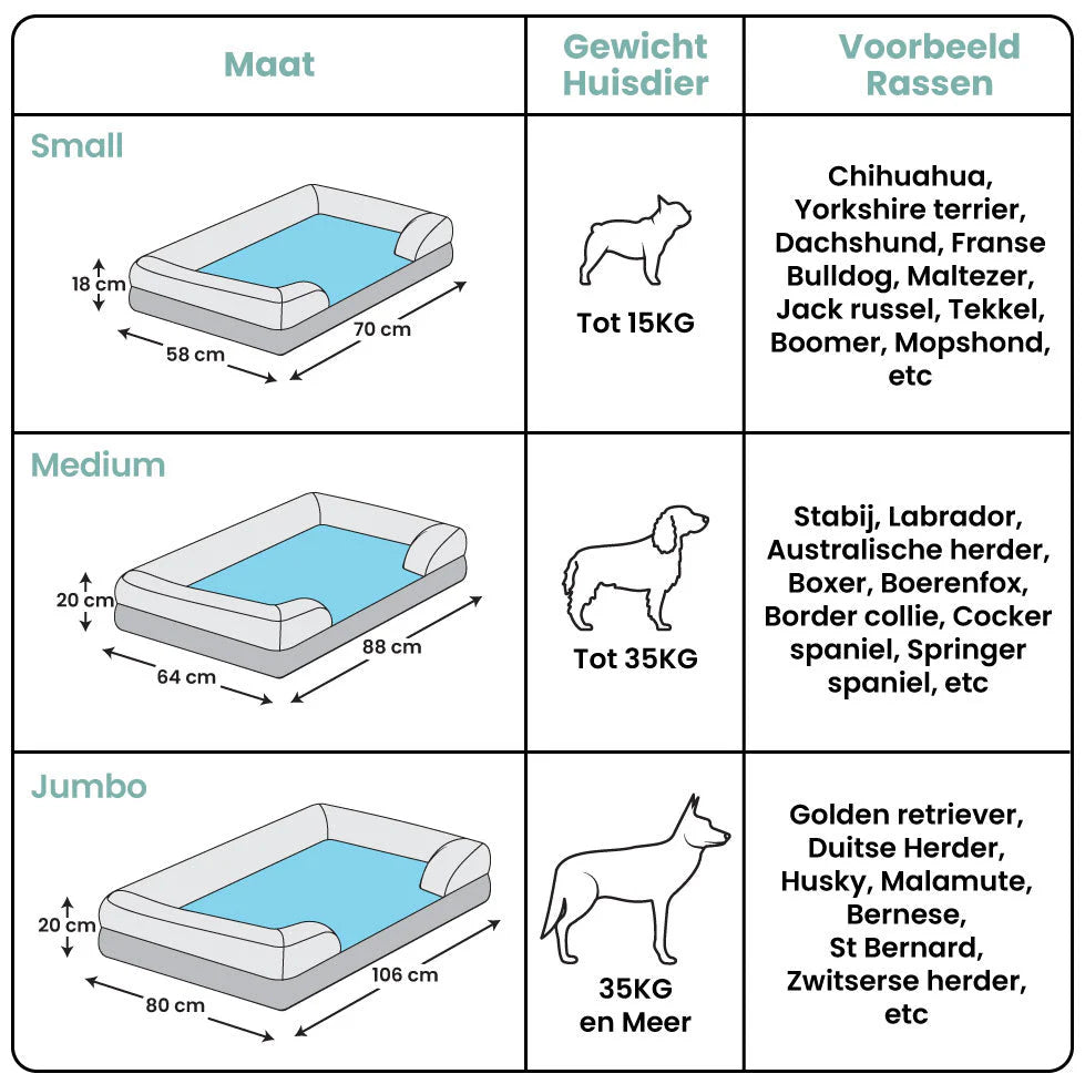 Cama ortopédica de lujo para perros Superidag