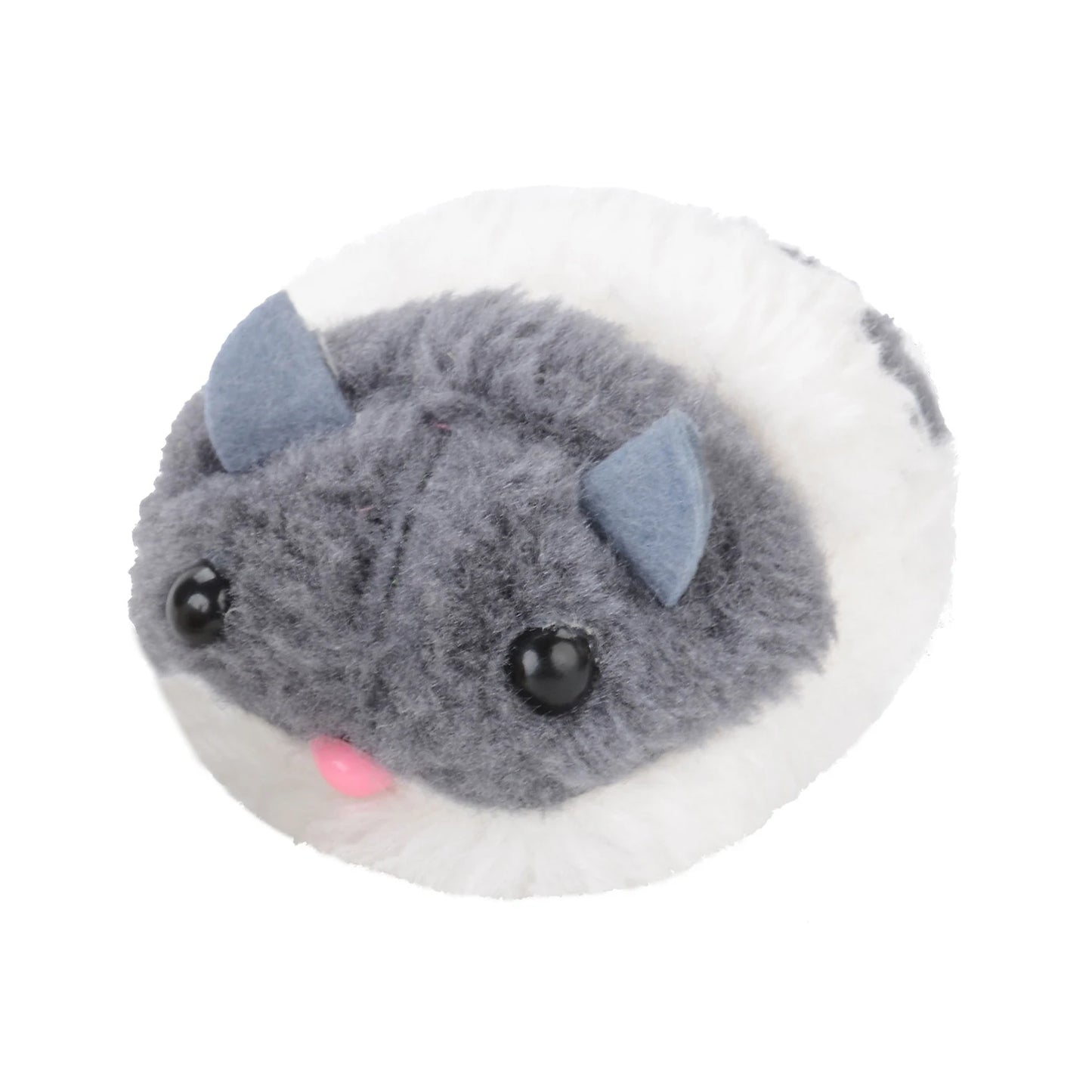 Nuevo 1PC Lindo Gato Juguete Peluche Pelo Juguete Movimiento Ratón Mascota Gatito Movimiento Divertido Rata Pequeño Juguete Interactivo Mordedura