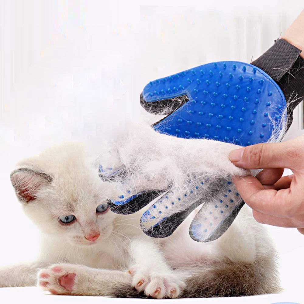 Guantes para el cuidado del cabello de perros Cepillo para perros Peine de limpieza Masaje Cepillo para quitar el pelo Guantes para quitar el pelo Peine para el pelo de gato Suministros para mascotas