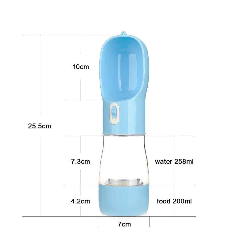 Botella de agua portátil para mascotas Superidag