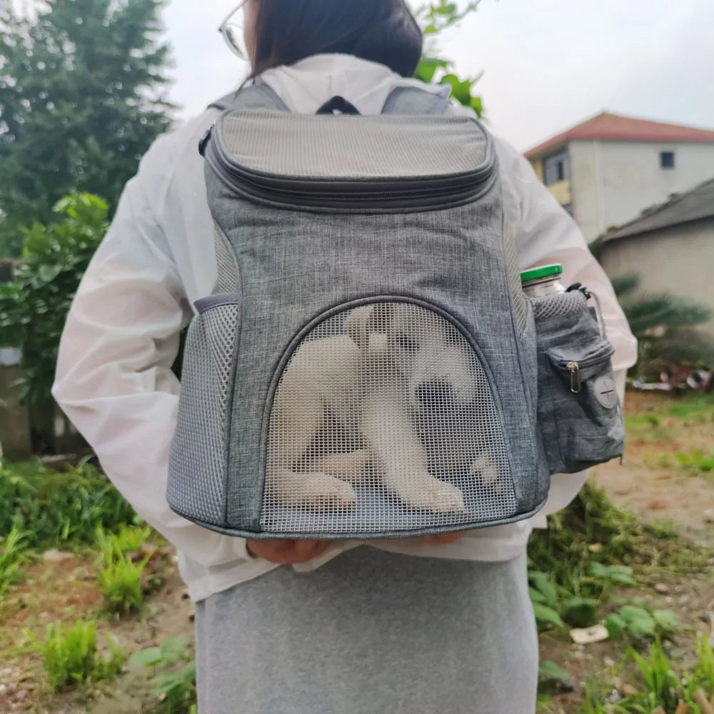 Bolsa de malla portátil para mascotas